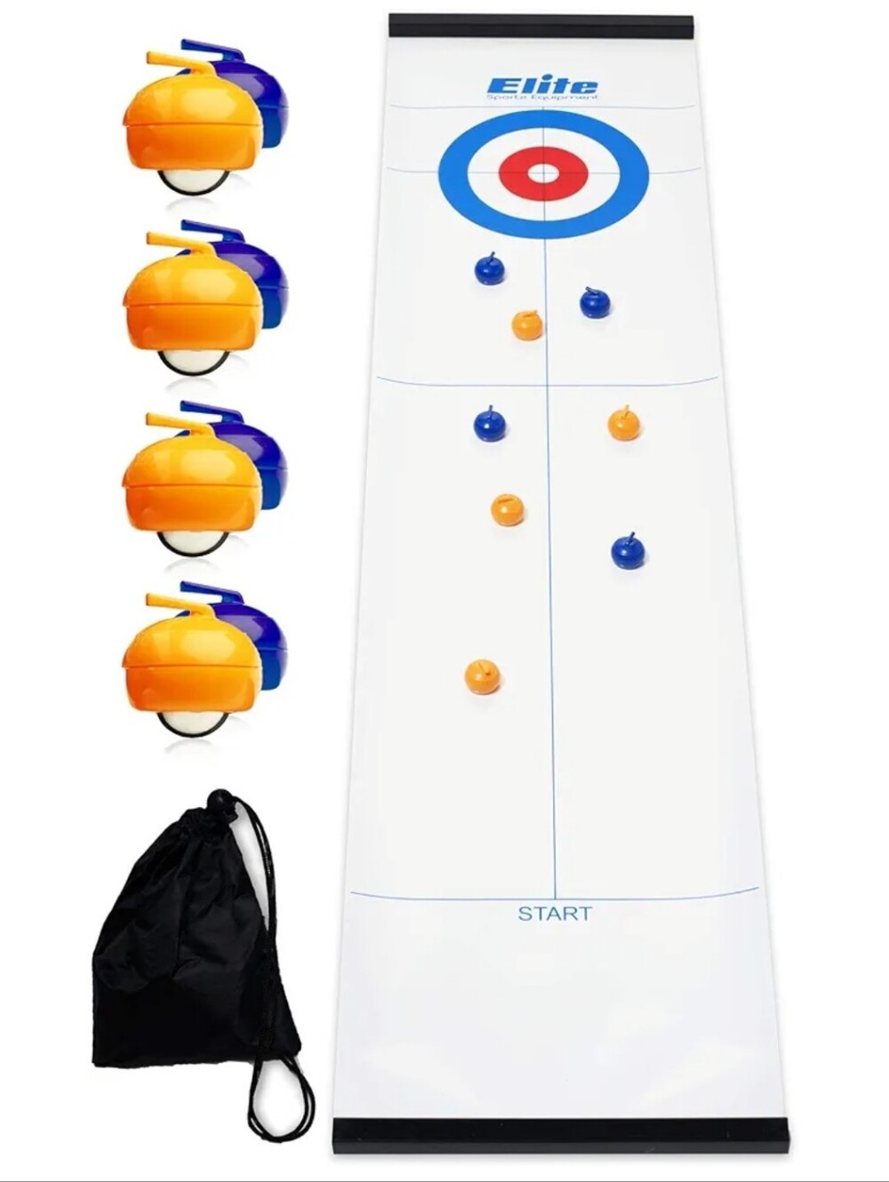 Elite Sportz Equipment Curling Game - Tabletop Games for Adults, Kids & Families